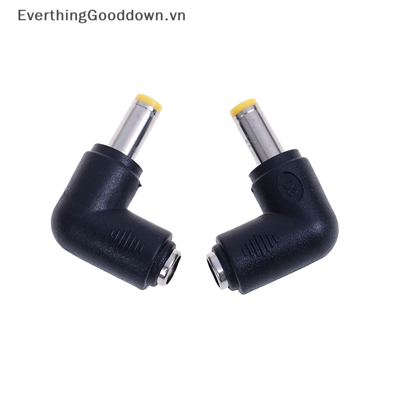 Set 2 Đầu Nối Chuyển Đổi Nguồn Điện DC 5.5X2.1mm female Sang 5.5X2.5mm male vn