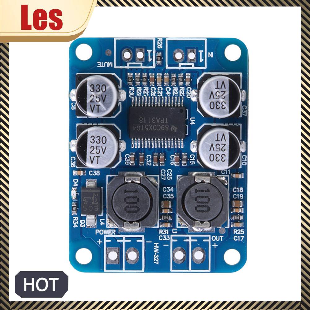 Bảng Mạch Khuếch Đại Âm Thanh Kỹ Thuật Số TPA3118 PBTL Mono DC8-24V 60W