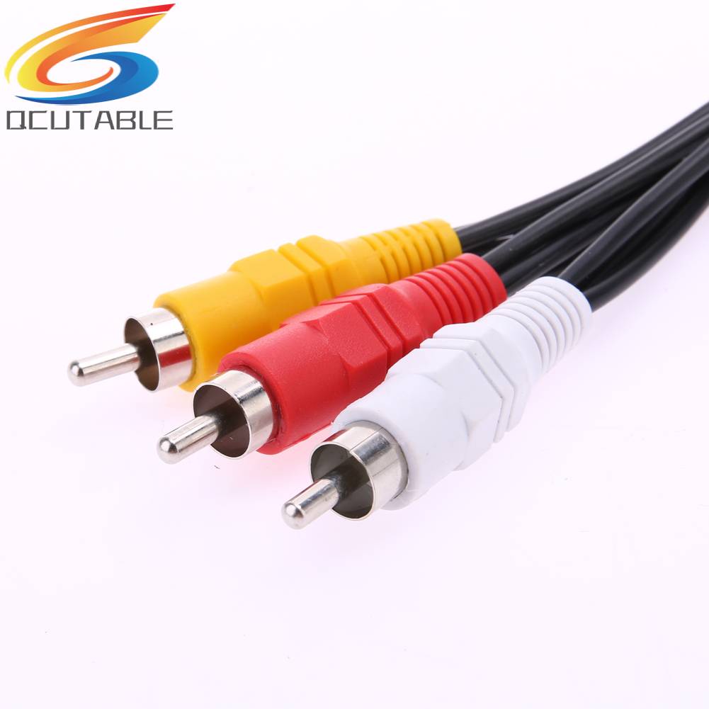 Cáp Chia Âm Thanh / Video 3 RCA ĐầU CắM Sang Lỗ CắM 9 RCA