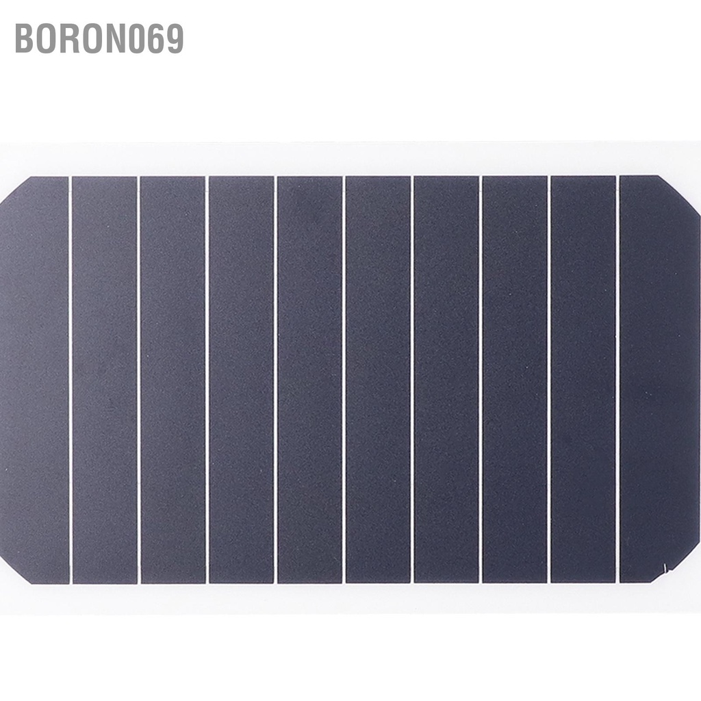 Boron069 Bộ sạc năng lượng mặt trời 10W 5V có khóa Công cụ đơn tinh thể di động bán linh hoạt