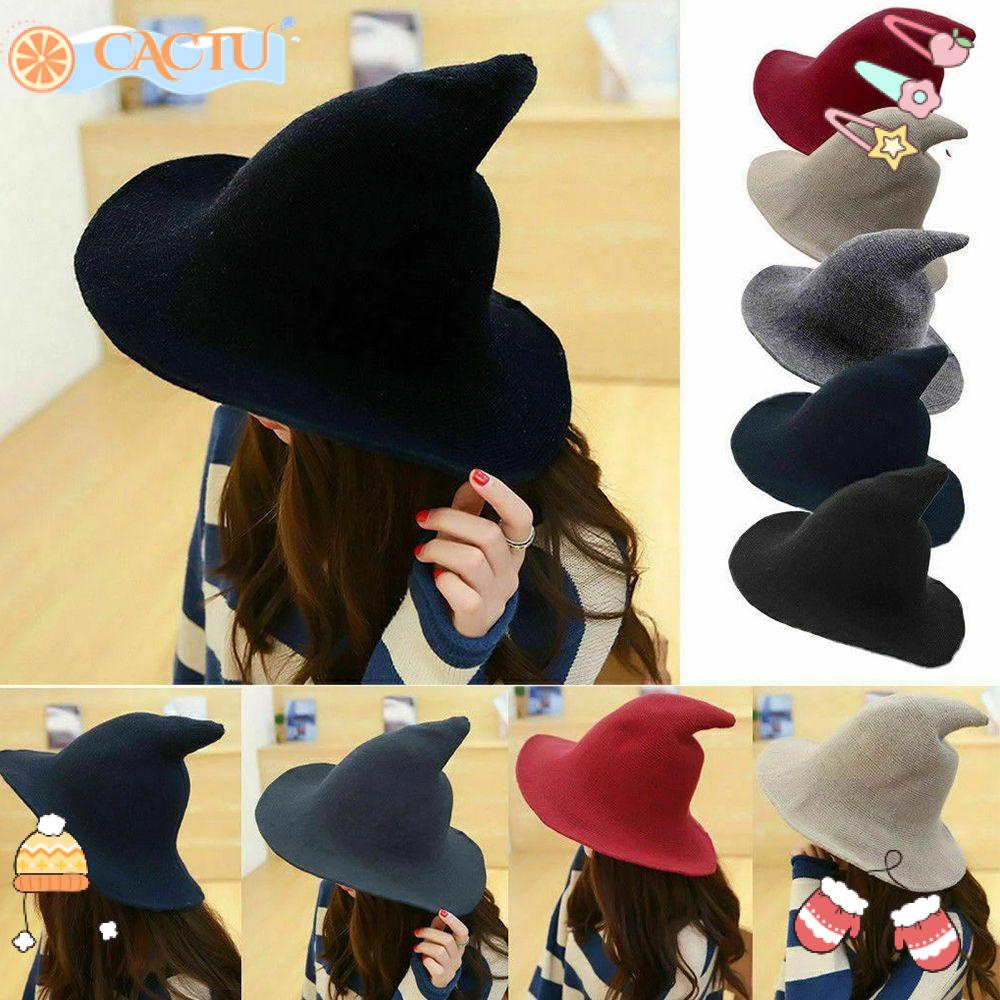 CACTU Mũ Phù Thủy Thiết Kế Mới Cao Cấp Thời Trang