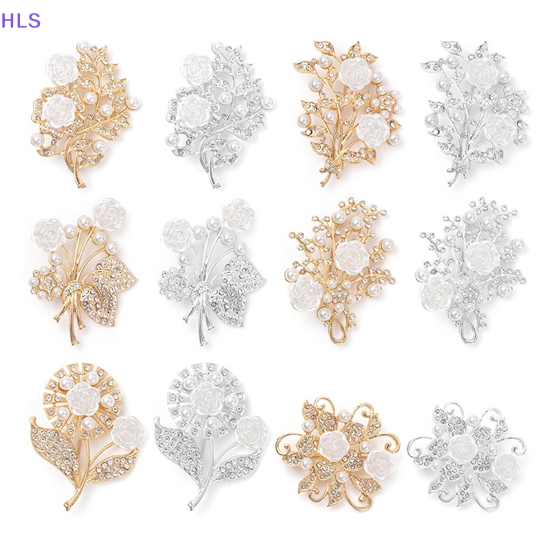 Ghim Cài Áo Hình Hoa Đính Ngọc Trai Chống Ánh Sáng Thời Trang Cho Nữ