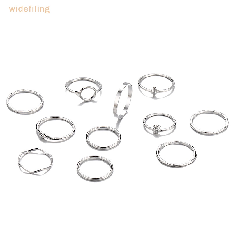 Set 11 Nhẫn Hở Phong Cách Bohemian Thời Trang Cho Nữ