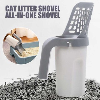 New Cat Litter Shovel All-in-one Cat Litter Shovel Supplies Cat Feces Shovel
