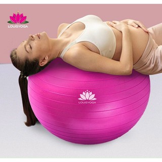 Bóng trơn tập thể hình loại lớn 65cm - Bóng tập yoga van chống nổ