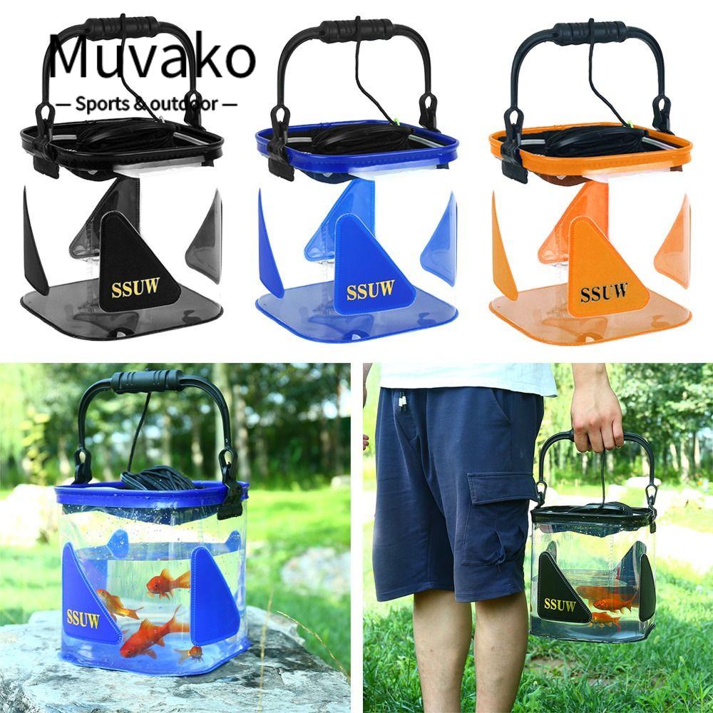 MUVAKO Túi Vải Đựng Cá 20cm 24cm 30cm 35cm