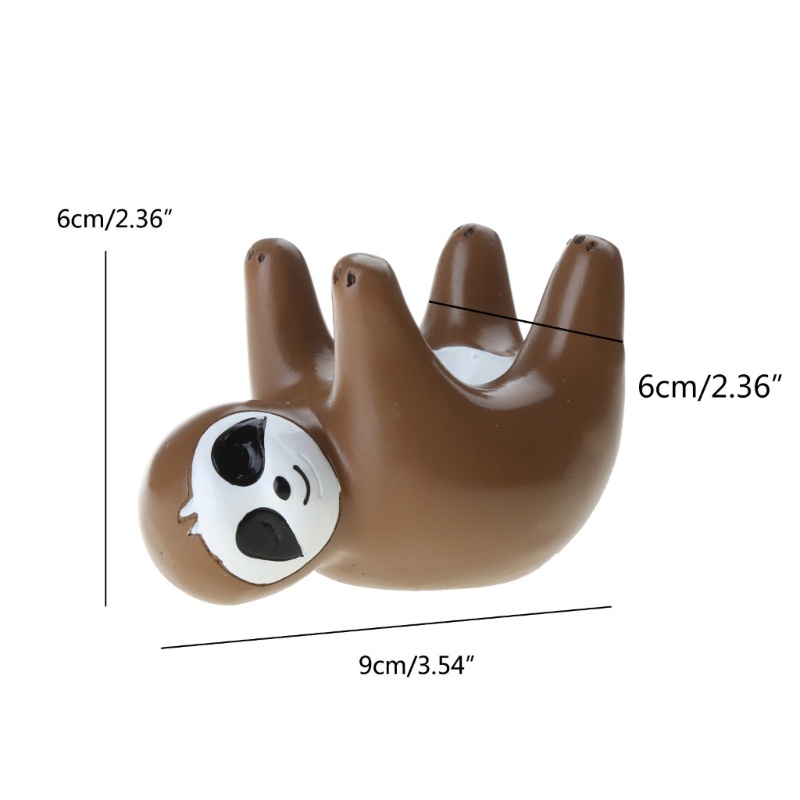 Giá Đỡ Trang Sức Nhẫn / Bông Tai Hình Chú Lười Dễ Thương Dùng Làm Quà Tặng Cho Bạn Gái / Bạn
