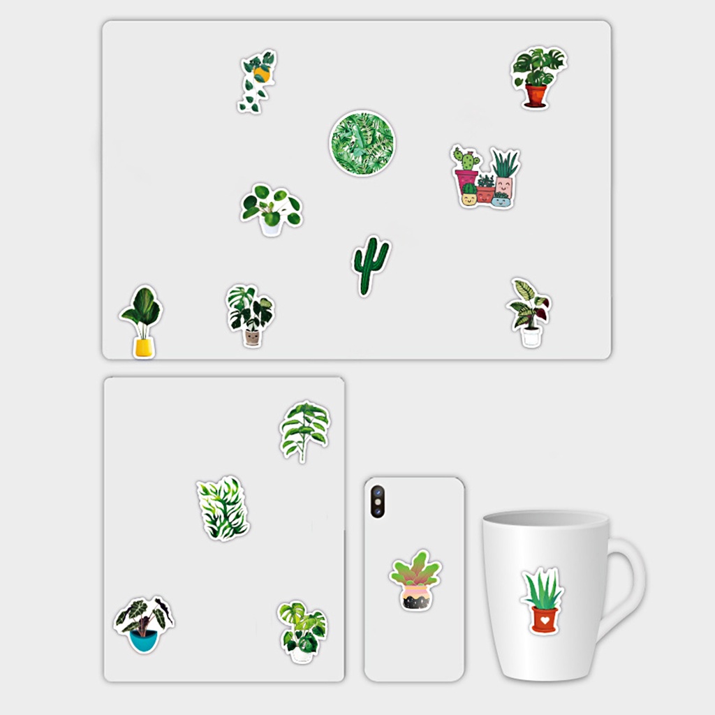 Bộ 100 Miếng Dán Trang Trí Laptop Chống Nước Không Cần Chạm Khắc Graffiti