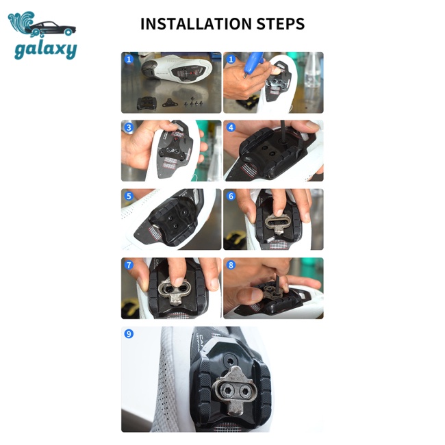 Galaxy 1 Cặp Khóa Chuyển Đổi Lưỡi Phù Hợp Cho Bàn Đạp Xe Đạp Leo Núi