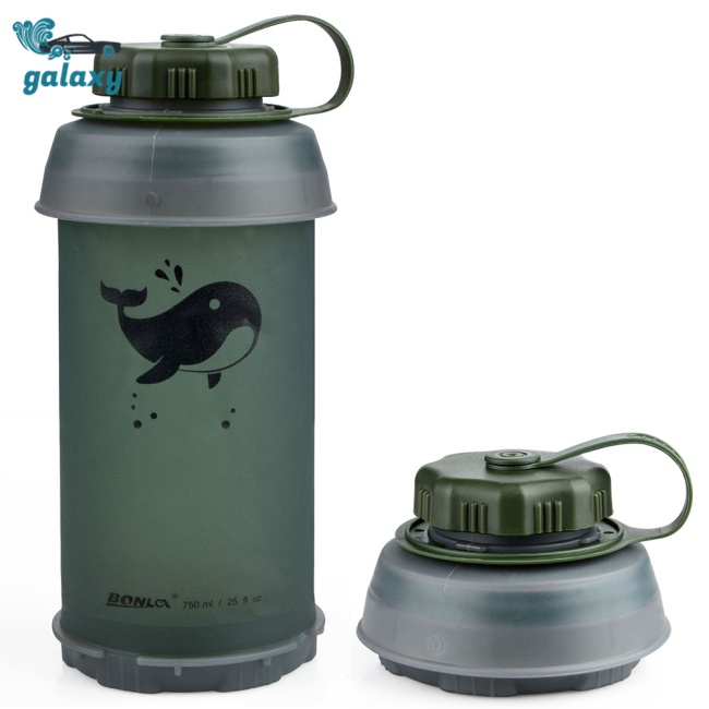 Bình Nước Thể Thao galaxy 750ml Bằng Tpu Mềm Thiết Kế Nhỏ Gọn Nhiều Màu Tùy Chọn