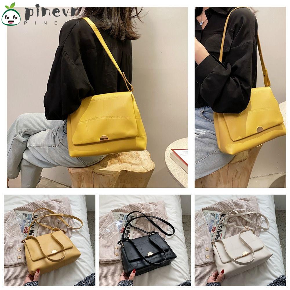Túi Xách Màu Trơn Đơn Giản Thời Trang Cho Nữ
