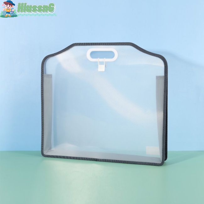 Bộ 2 Túi Đựng Tài Liệu Dày Khổ A3 Trong Suốt 3d Sức Chứa Lớn Tiện Dụng