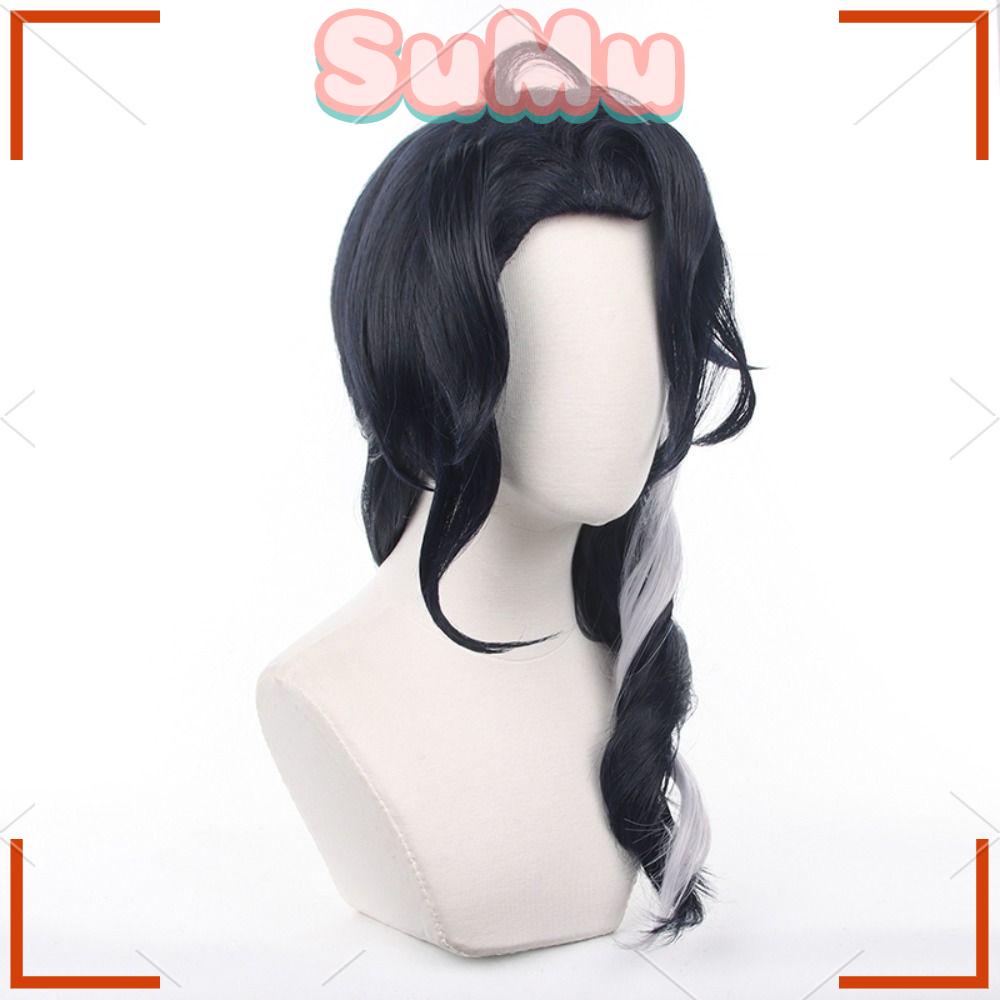 Bộ Tóc Giả Bằng Sợi Tổng Hợp Chịu Nhiệt Cao Hóa Trang Nhân Vật Pantalone Game Genshin Fatui Trong Lễ Halloween