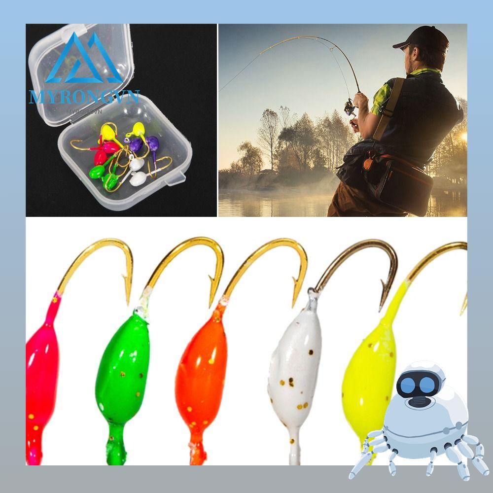 MYRONGVN Set 10 / 12 Mồi Câu Cá Giả Bằng Chì Cứng