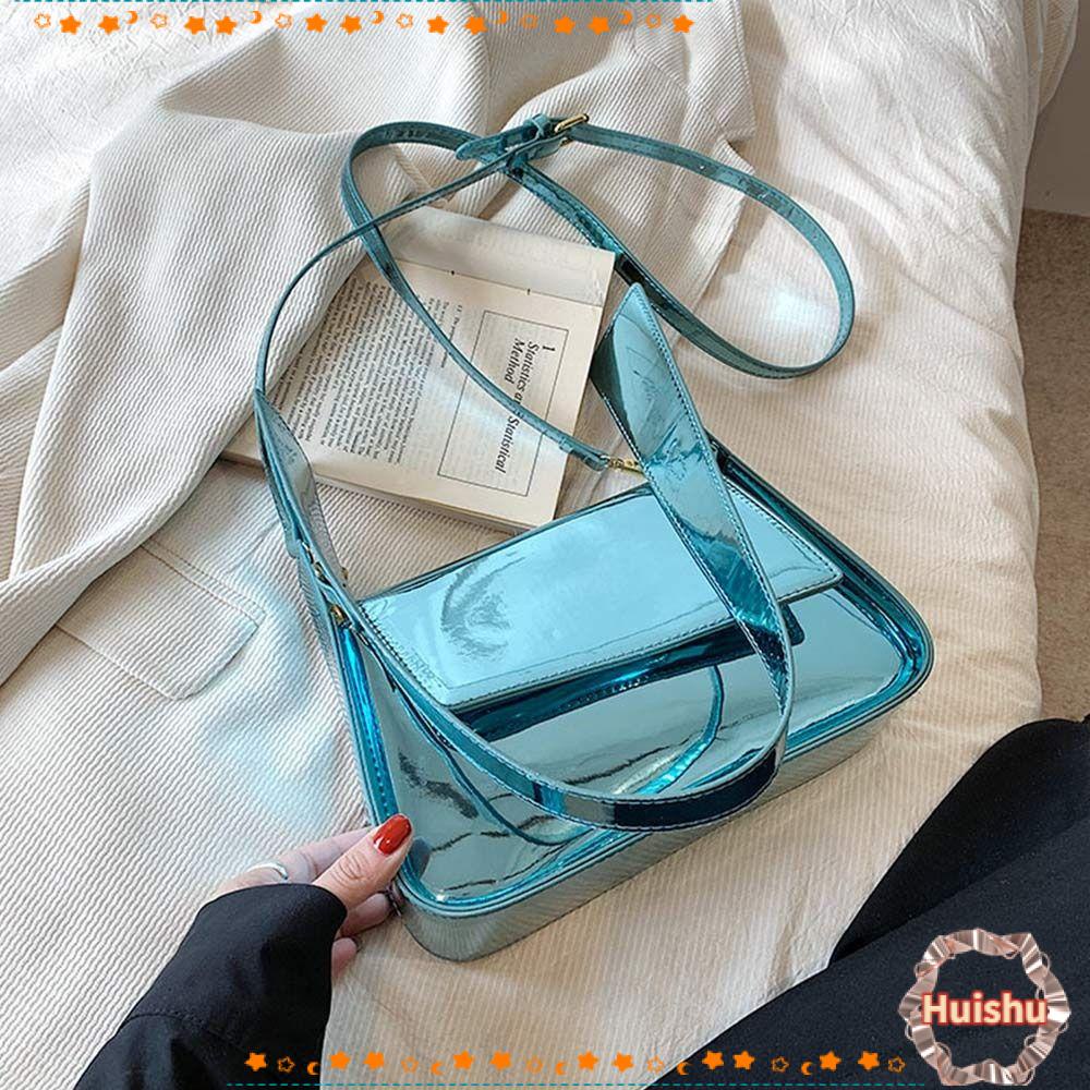 HS Túi Xách Da PU Bóng Sang Trọng