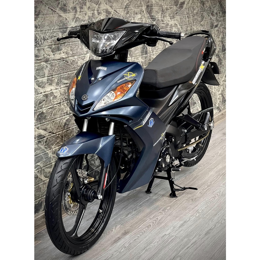 Tem rời Exciter 2009 - Mẫu CryptonX xanh nhám - Chuẩn From cực đẹp