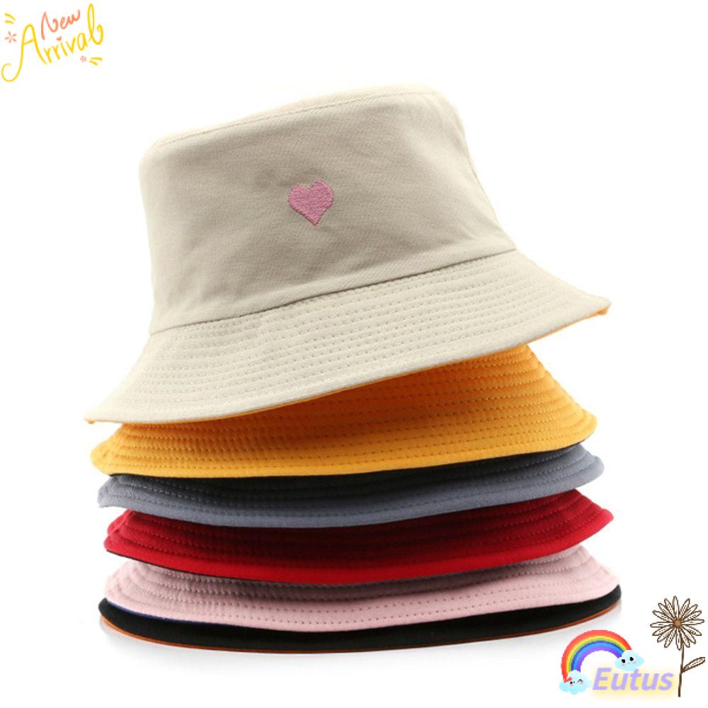 EUCA Mũ Tai Bèo Hai Mặt Chất Liệu Cotton Cao Cấp Thời Trang