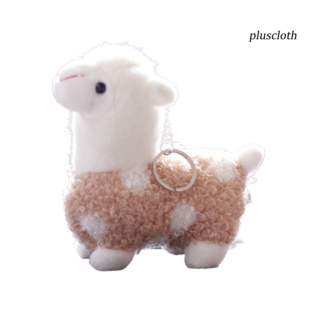 Móc Khóa Hình Lạc Đà Alpaca Nhồi Bông Đáng Yêu