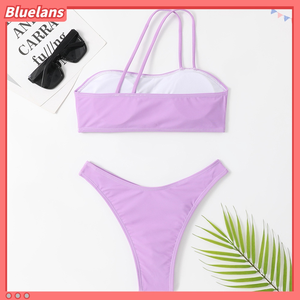 1 Bộ Đồ Bơi Hai Mảnh Có Đệm Ngực Thoáng Khí Gợi Cảm Cho Nữ