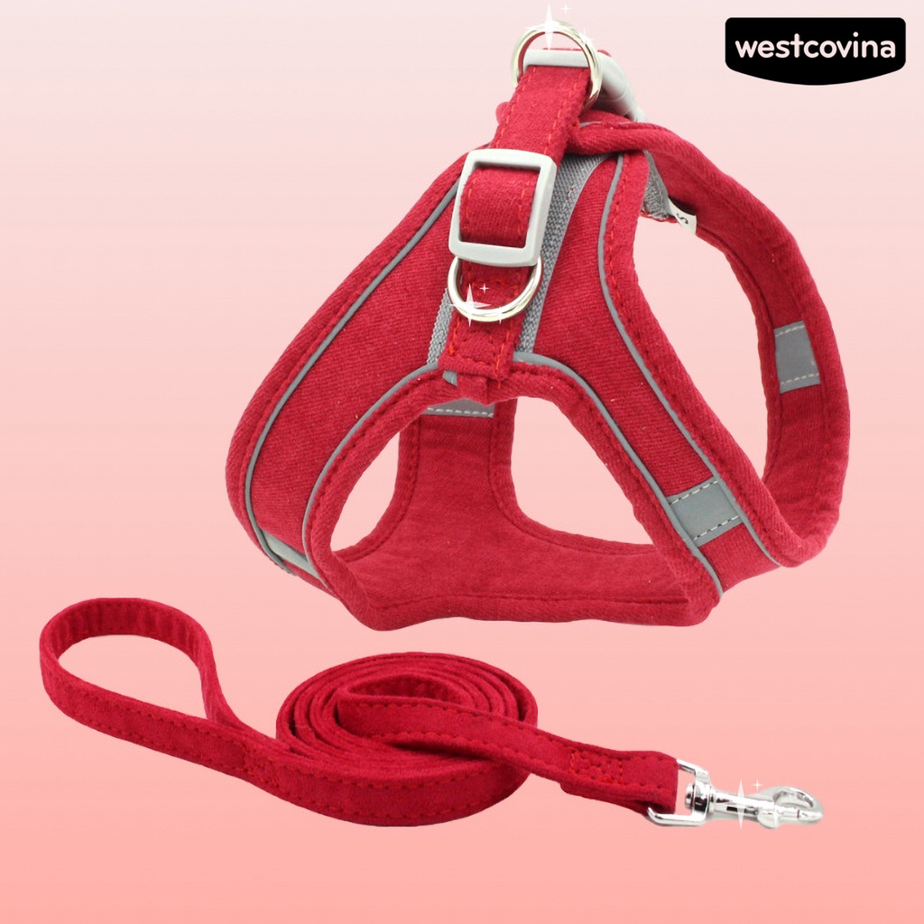 [COD]♞Dây Dắt Thú Cưng Đi Dạo Có Thể Điều Chỉnh Kích Thước Với Dải Phản Quang