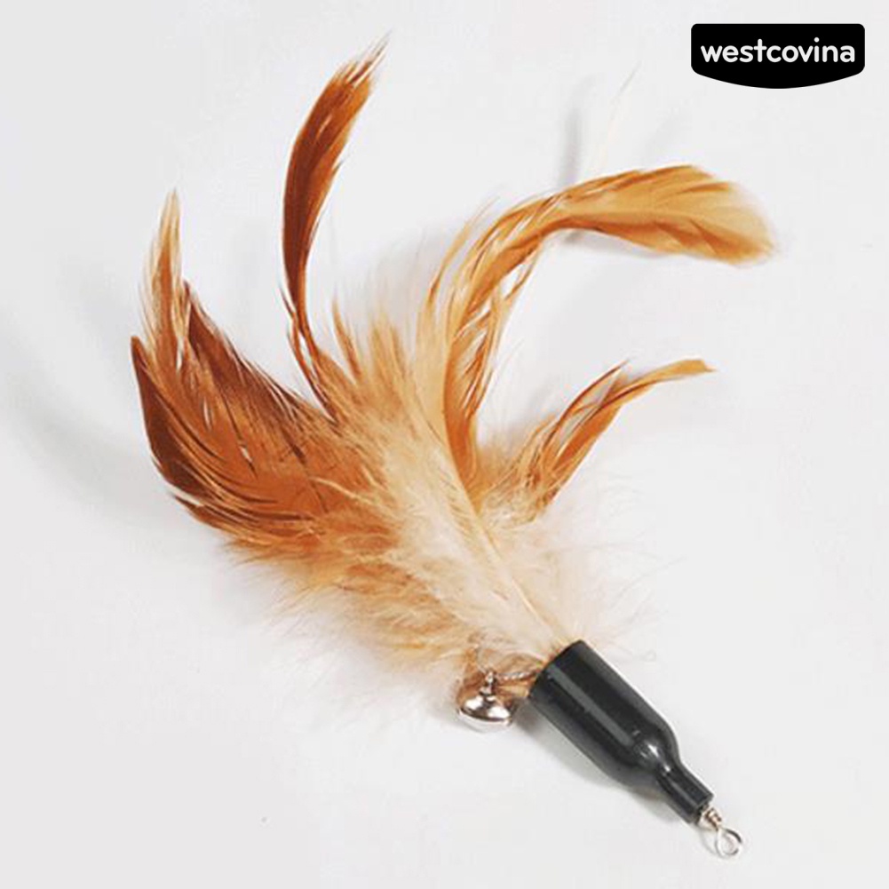 [COD]♞Cần Câu Gắn Lông Vũ Có Thể Thu Gọn Tiện Dụng Cho Mèo Cưng