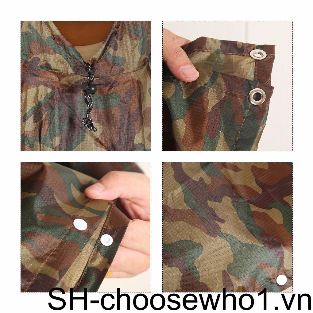 Áo Mưa Có Mũ Trùm Đa Năng Tiện Dụng Cho Hoạt Động Ngoài Trời