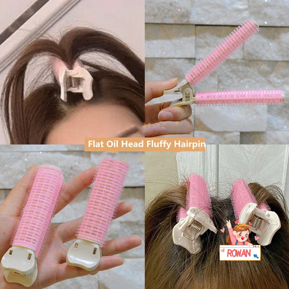 ROWANS Kẹp Tóc Tự Dính Bằng Nhựa Chuyên Dụng Cho Tạo Kiểu Tóc