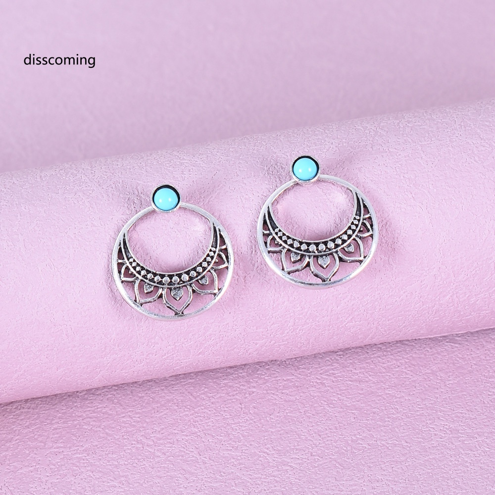 Áo Thun In Hình SL SL SL SL Thời Trang Cá Tính| Bông Tai Mạ Bạc Đính Ngọc Lam Phong Cách Âu Mỹ Cổ Điển Thời Trang Cho Nữ