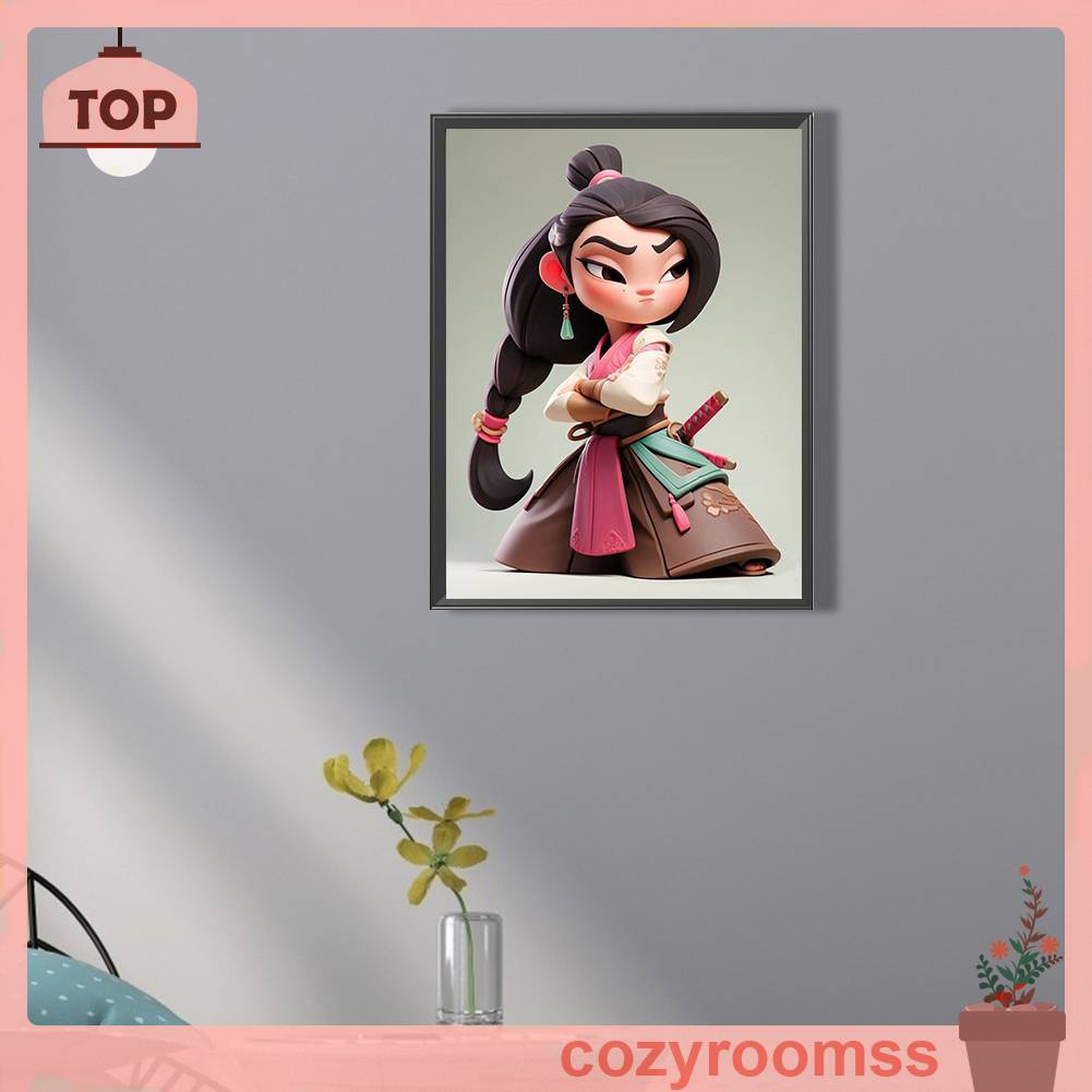 Tranh Đính Đá Kim Cương Toàn Bộ 5D DIY Hình Vẽ Công Chúa