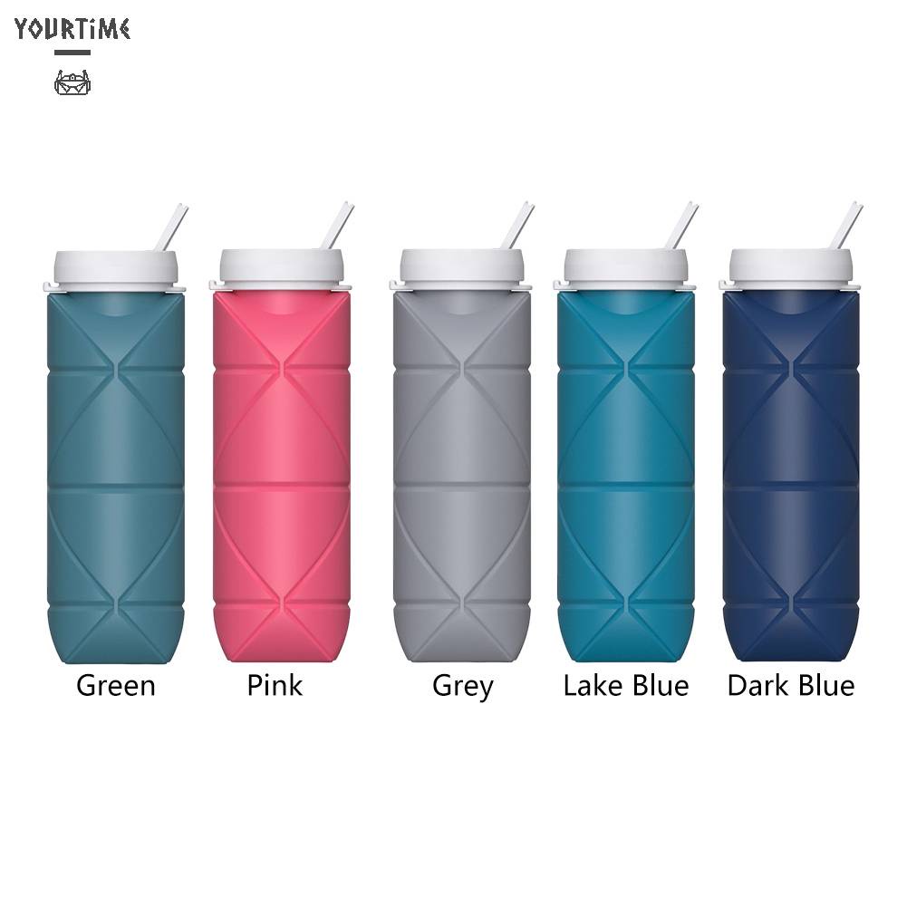 Bình Nước Silicone 600ML Không BPA