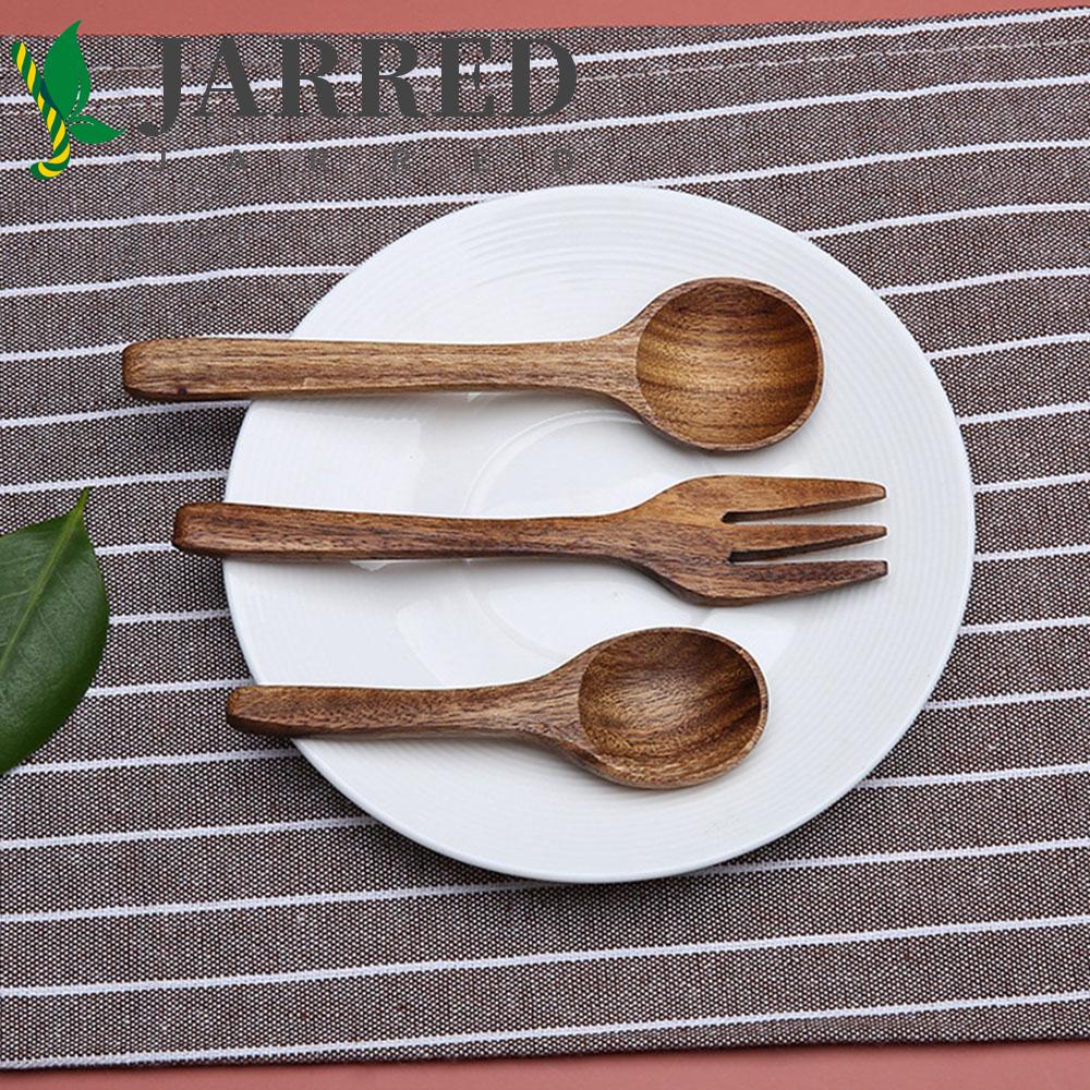 JARRED Muỗng Ăn Tráng Miệng Cán Dài Phong Cách Nhật Bản