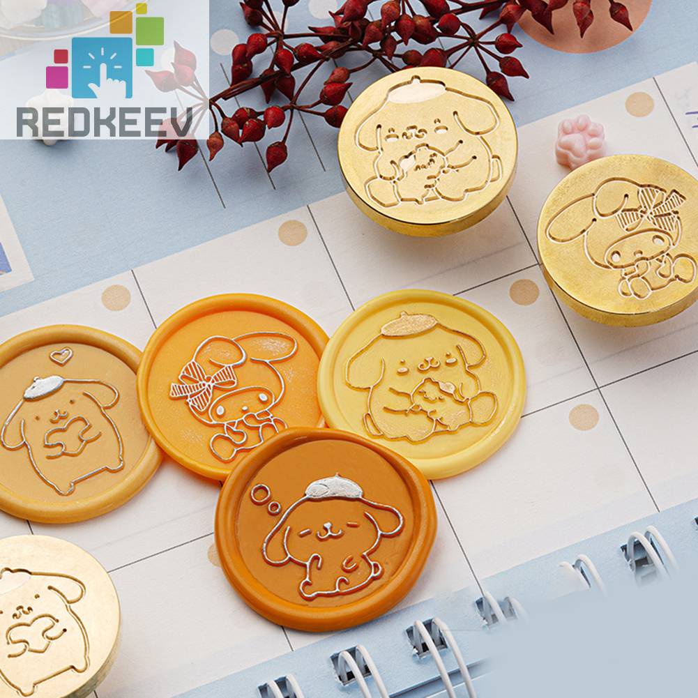 Đầu Tem Đóng Dấu Họa Tiết Hoạt Hình DIY Tùy Chỉnh Cho Thiệp Mời Đám Cưới