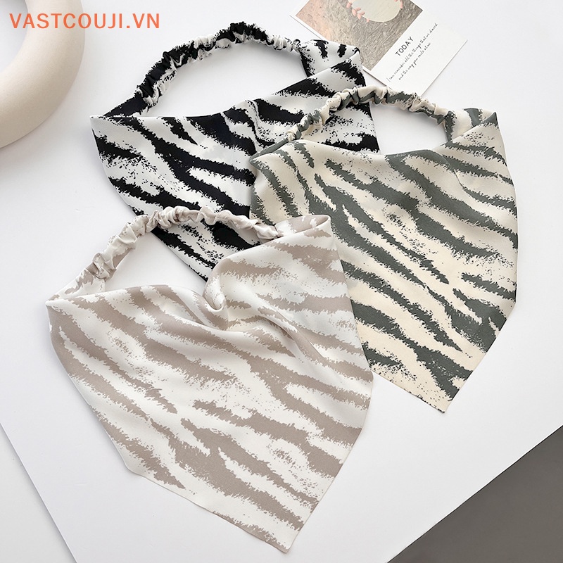 Băng Đô Co Giãn Họa Tiết Sọc Thời Trang Dành Cho Nữ