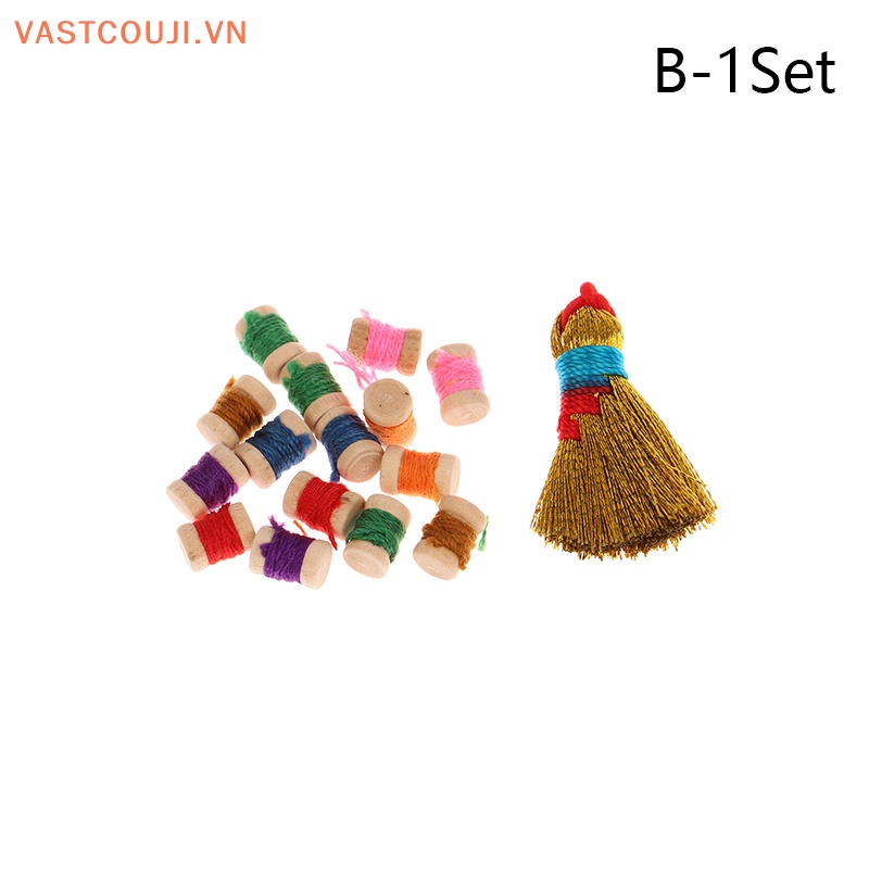 Hộp Đựng Dụng Cụ May Vá 1Set 1: 12 Cho Nhà Búp Bê