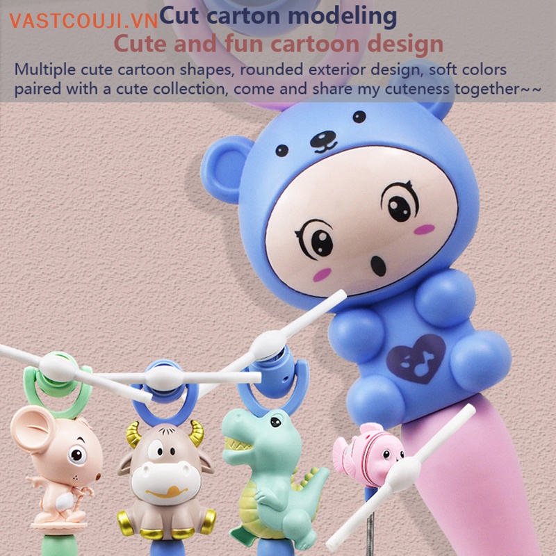 Chong Chóng Đồ Chơi Có Đèn LED Hình Động Vật Dễ Thương