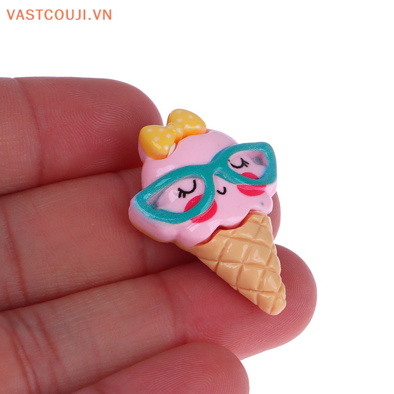 Bộ 10 Mô Hình Trái Cây Mini Bằng Nhựa Dùng Trang Trí Sổ Tay DIY