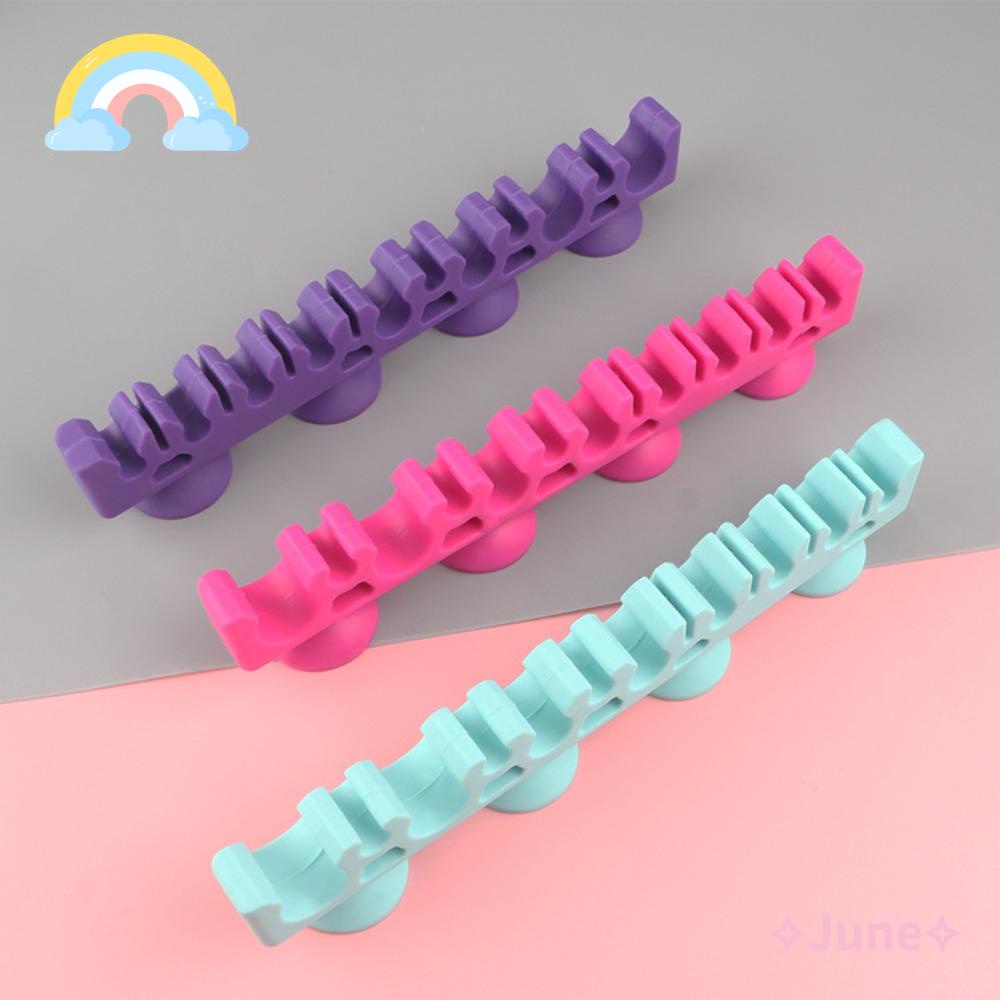 Giá Đỡ Cọ Trang Điểm Bằng Silicone Phơi Khô Tiện Lợi