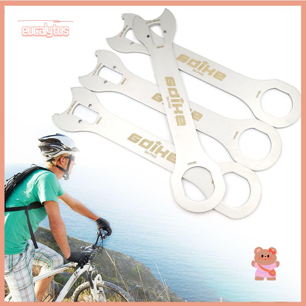 EUTUS Cờ Lê Tháo Trục Dưới Xe Đạp Bằng Hợp Kim Nhôm Màu Đỏ Đen