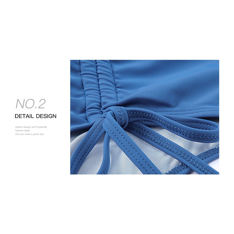 Bộ Đồ Bơi Lưng Cao Màu Sắc Trơn Khoét Lỗ Quyến Rũ Cho Nữ