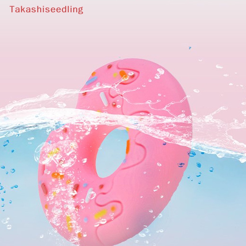 Đồ Chơi Gặm Nướu Bằng Silicone Hình Bánh Donut Dành Cho Trẻ Nhỏ