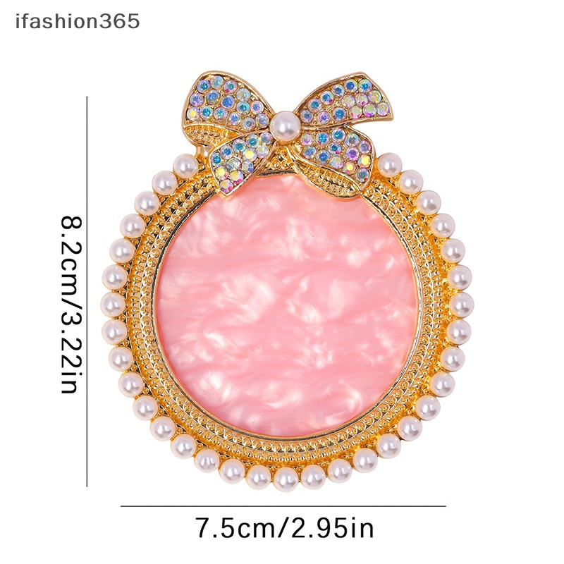 1 Bảng Pha Màu Vẽ Móng Tay Giả Bằng Nhựa Resin Hình Ruy Băng Đính Ngọc Trai