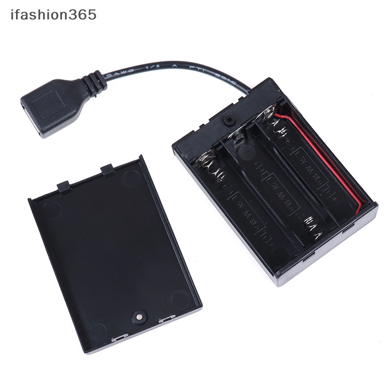 Hộp Đèn led Khối Xây Dựng ifashion365 3 * AA Cổng usb Có Công Tắc