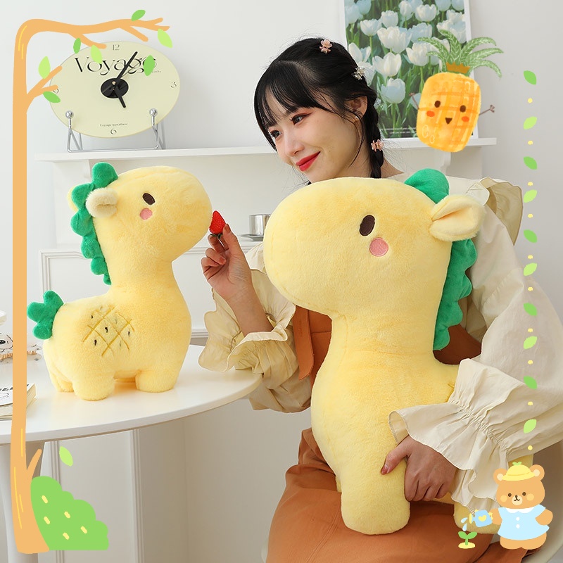 Đồ Chơi Nhồi Bông Hình Ngựa Pony Cosplay Pony Quả Dứa Mềm Mại Và Dễ Thương Đồ Chơi Nhồi Bông