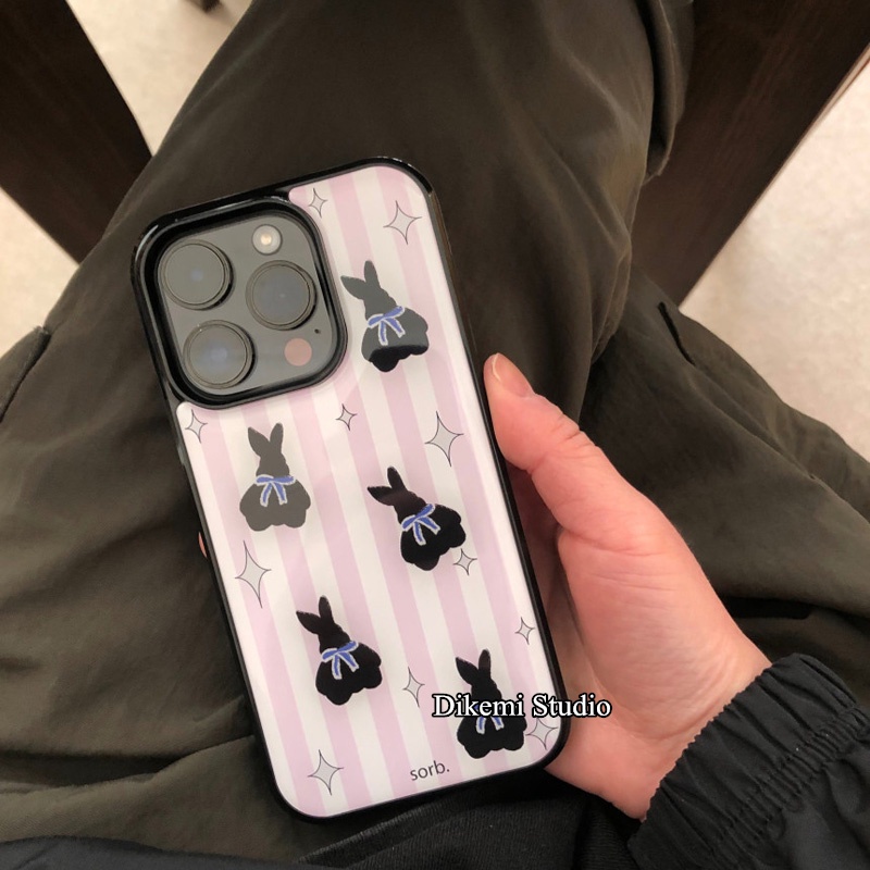 Ốp Điện Thoại Mềm Họa Tiết Thỏ Đáng Yêu Cho iphone 15pro / 14pro / 14promax / 13promax / 12 / 11 / xsmax / xr