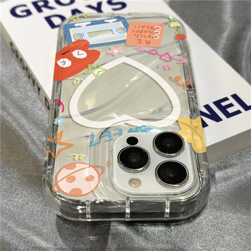 Ốp Điện Thoại Mềm Trong Suốt In Hình Dễ Thương Cho iPhone14promax 1312 / 11 7 / 8plus xr / sins BSKU