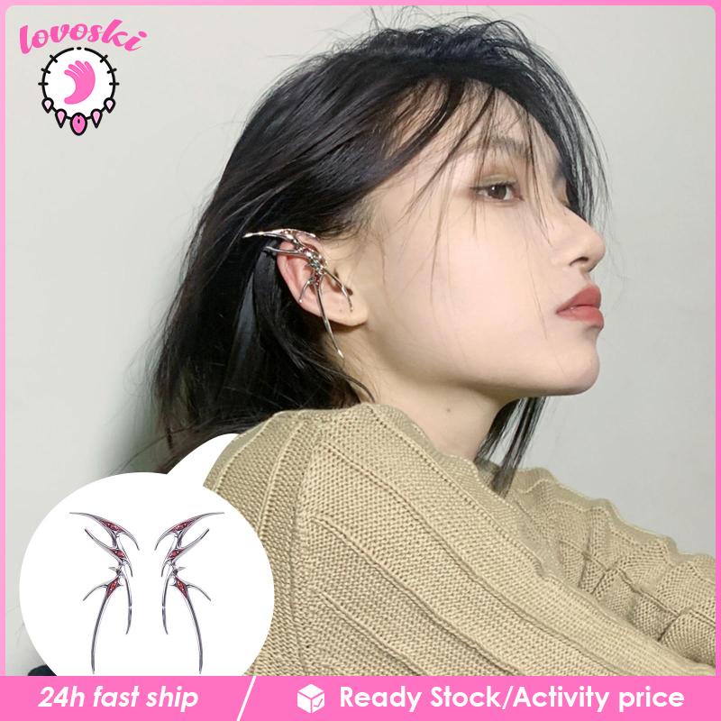 Bông Tai Đeo Vành Tai Phong Cách Gothic Punk Cho Halloween