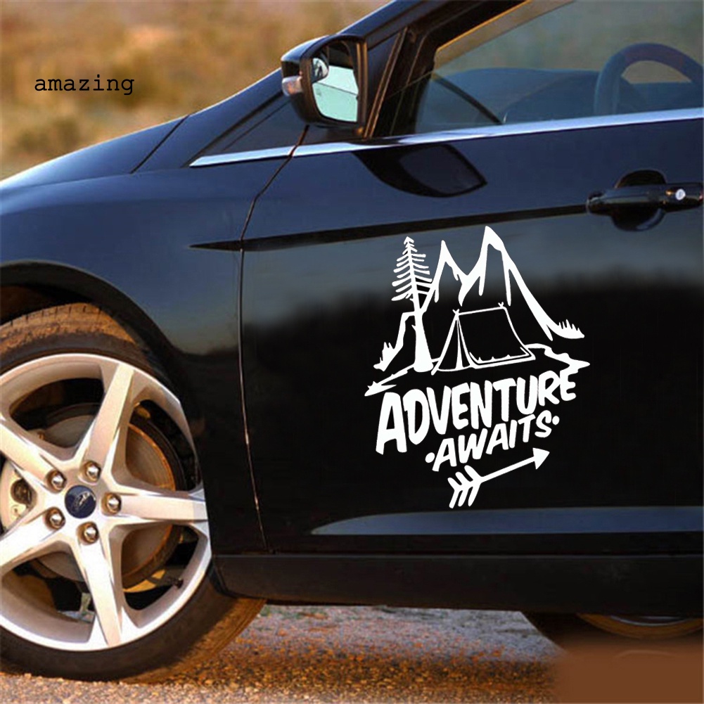 Đề Can Phản Quang Họa Tiết Cây Thông / Ngọn Núi Độc Đáo Trang Trí Xe Hơi