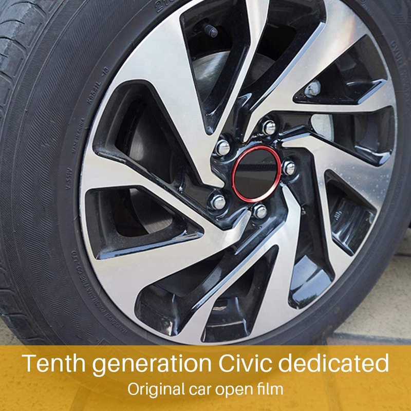 Set 4 Nắp Đậy Trục Bánh Xe Hơi Honda Civic 2020-2016 Bằng Hợp Kim Nhôm