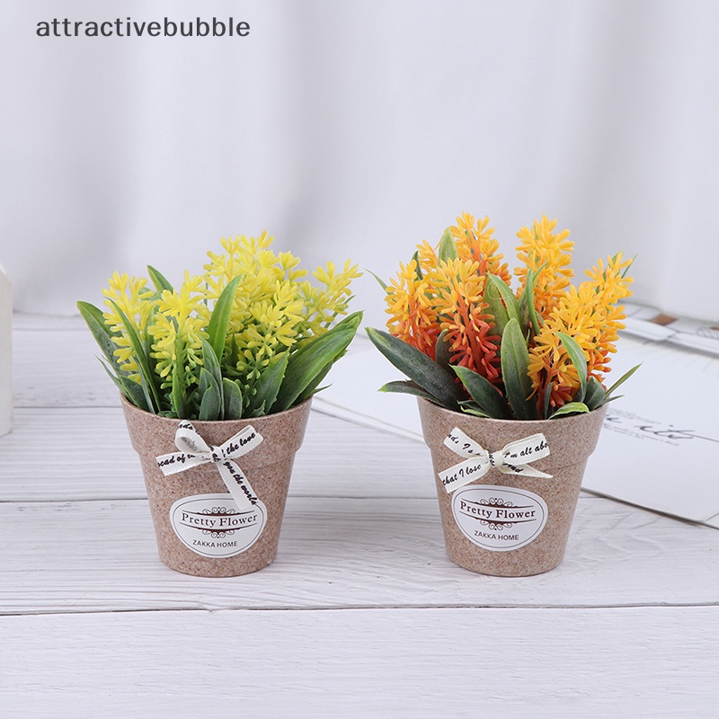 Chậu Cây Giả Mini Trang Trí Không Gian Xanh