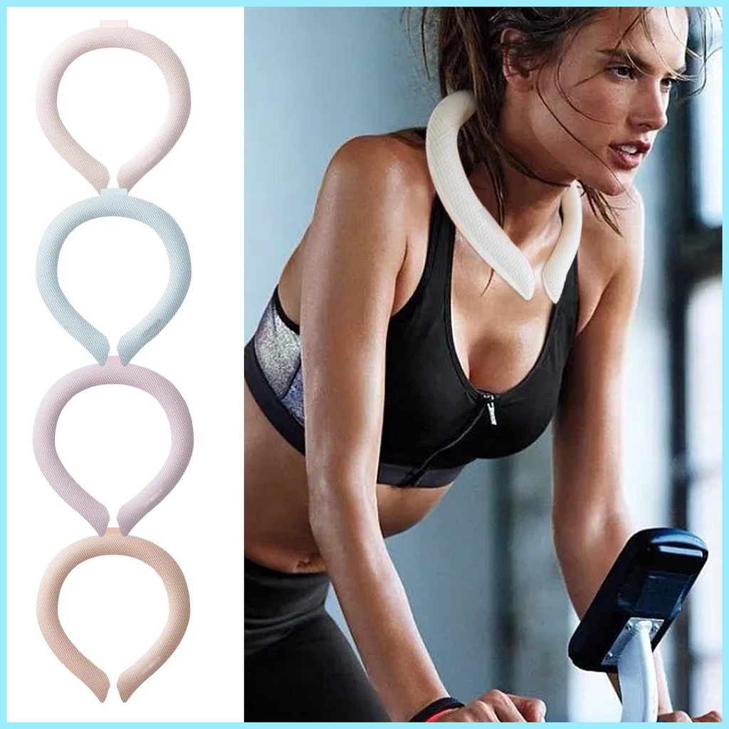 Khăn Ống Làm Mát Đeo Cổ Di Động Có Thể Tháo Rời Cho Hoạt Động Ngoài Trời